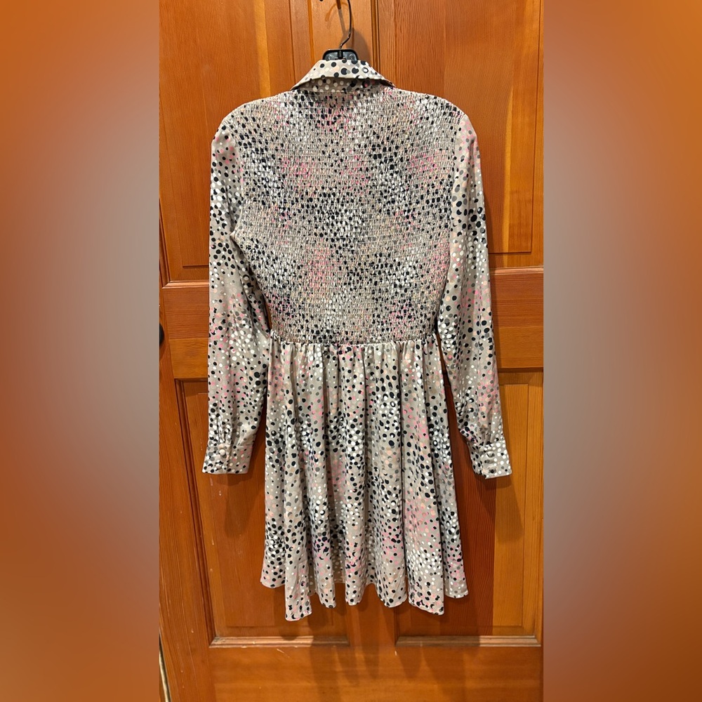 Kate Spade Soirée Dot Smocked Dress - Picture 11 of 13